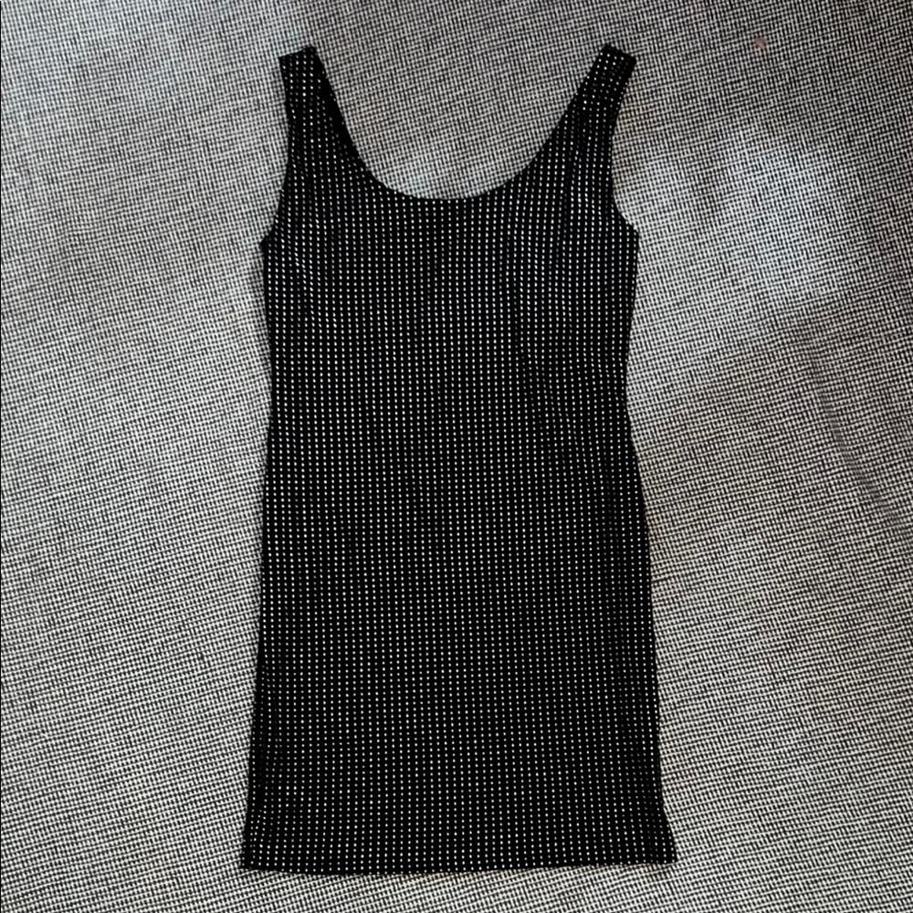Rock & Republic Gray Ribbed Sleeveless Mini Dress